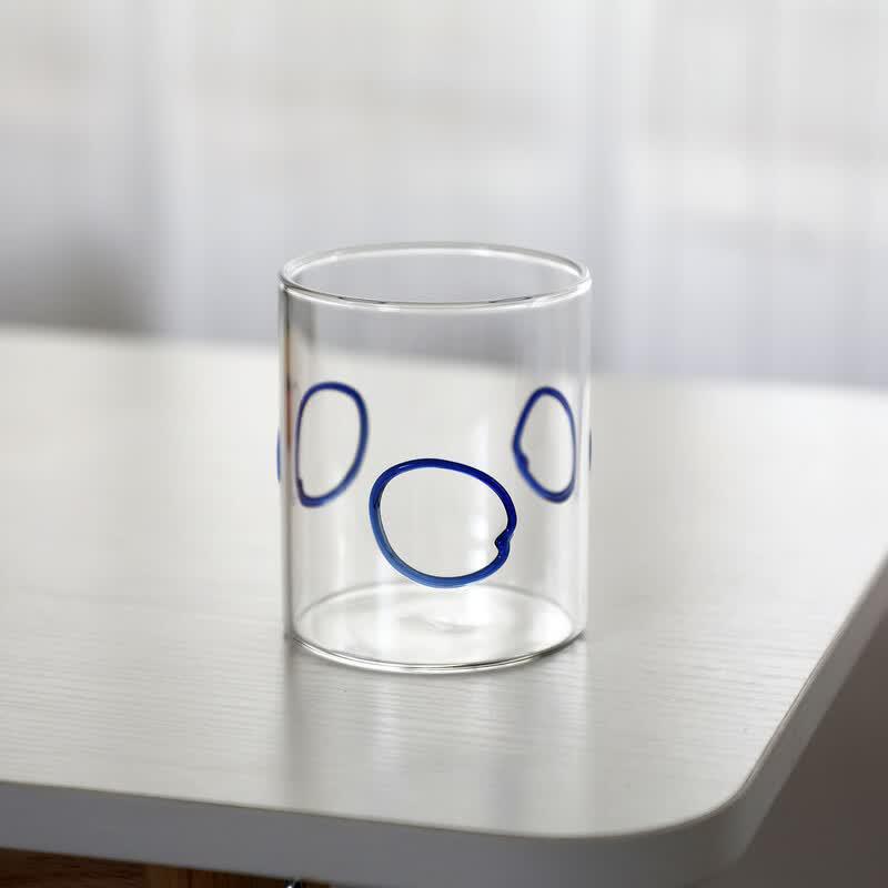 OLOEY Hand-Painted High Borosilicate Glass Cup