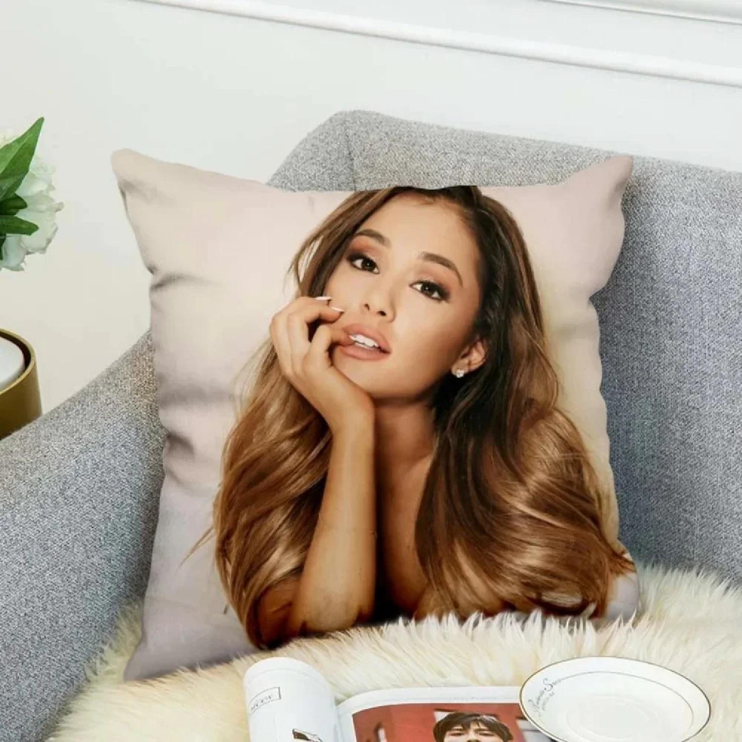 

Ariana Grand Pillow Case Polyester Decorative Pillowcases Throw Pillow style __,(1) 66x66cm