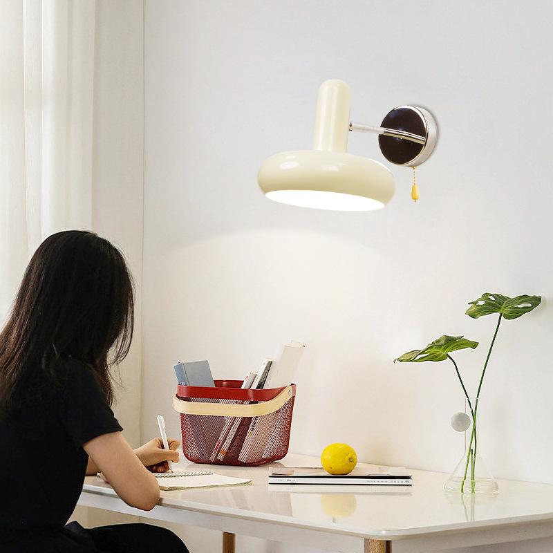 Nordic Indoor Bedside Wall Lamp Background Scalable Wall Light for Bedroom Living Room