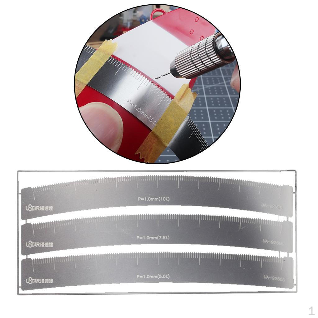 Etched Ruler Assembly DIY Specific Modeling Tools for Adults -92604