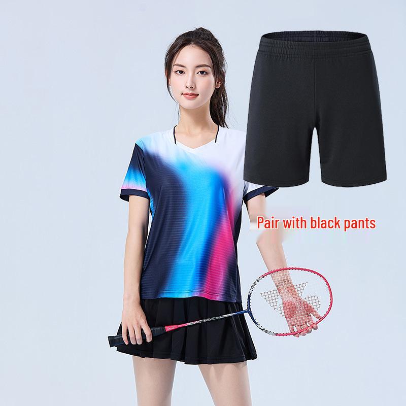 Badminton & Tennis Sports Clothing Set - Quick-Dry & Breathable for Men & Women