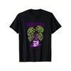 European Sizes Men'S & Women'S Monstera Skull Pot Graphic T-Shirt -Slight Stretch, Machine Washable