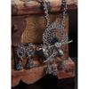 Traditional Oxidised Silver Necklace Jewellery Set for Women