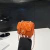 Spring New Diamond Indentation High-end Small Square Bag Women's Mini Personalized Versatile Chain Niche Messenger Bag