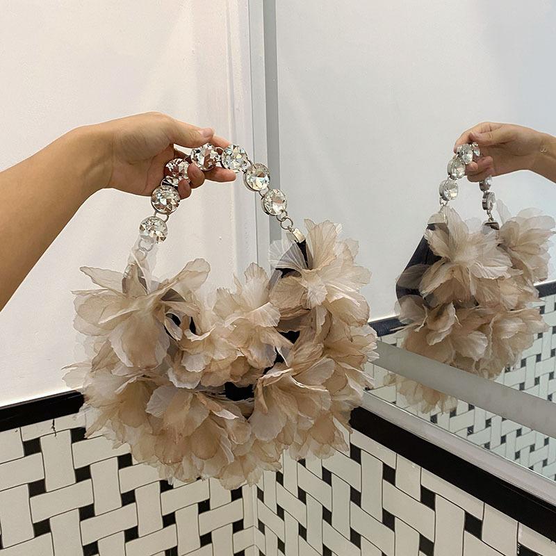 

Handbags Wedding Bag Flower printing Women s Beach Crossbody Bag Ladies Chain Bag