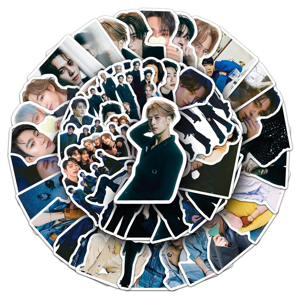GOT7 Graffiti Stickers: 50-Piece Korean Boy Band Decorative Set for Phone Cases, Water Cups, Notebooks