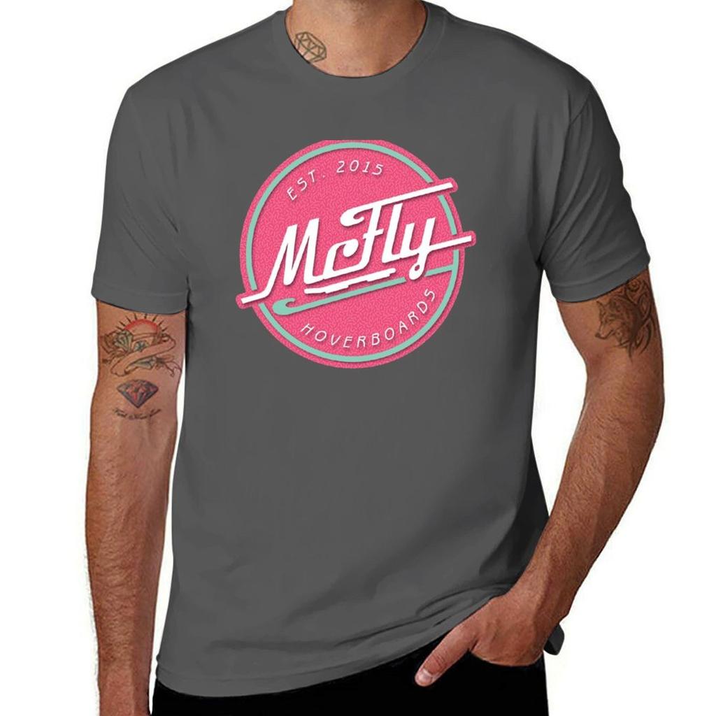 McFly Hoverboards TShirt t shirts for man slim fit t shirt men 100 cotton luxury brand TShirt