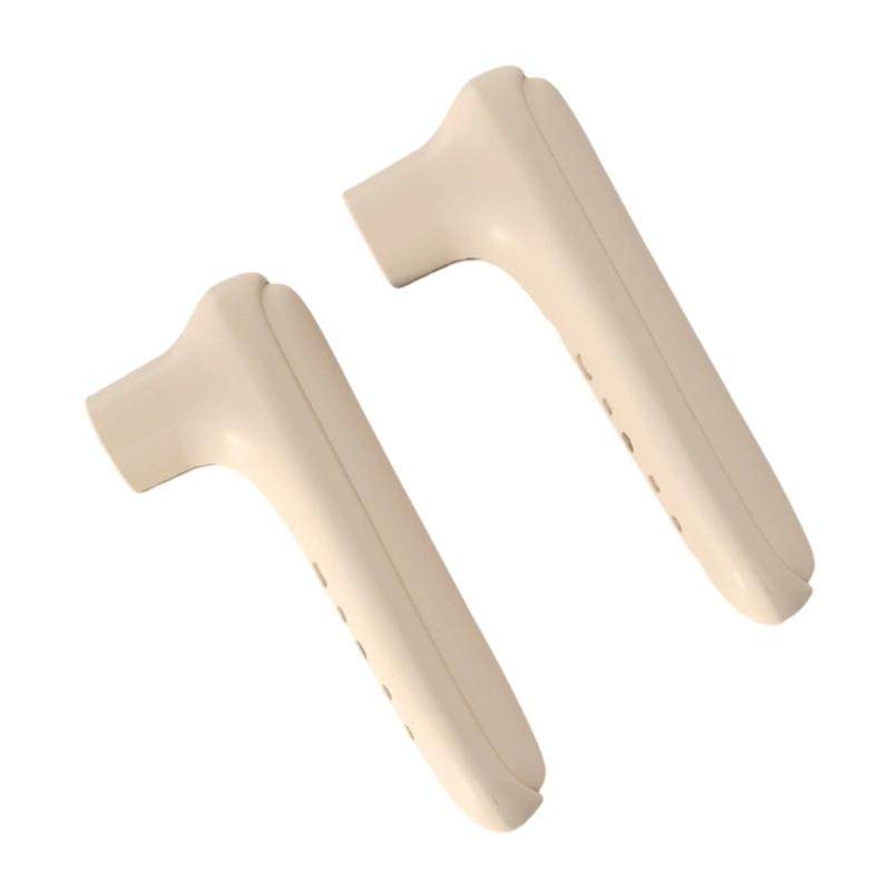 

2Pcs Door Handles Protectors Gloves Rubber Door Knob Covers for Home Protections Against Dust and Scratches абрикосовый