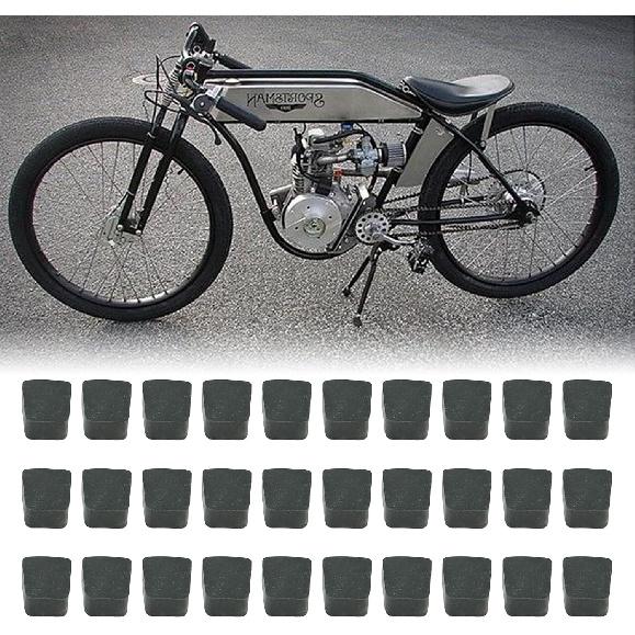 30Pcs Motorized Bicycle Clutch Pad, Engine Clutch Pads Square Shape Green Replacement for 49cc 80cc Motorized Bicycle Engine