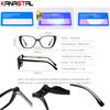 Women Blue Light Blocking Reading Glasses Prescription CR39 Optic Lenses Myopia Eyewear Computer TR90 Butterfly Eyeglasses Frame