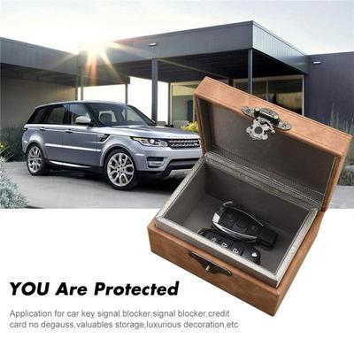 Signal Shielding Box Faraday Box Car Key Card Phones FOB Signal Blocker Bag RFID Shielding Key Credit Card Bag Privacy Organizer