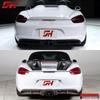 Compatible with 2012-2016 Porsche 718, GT4 Style Rear Diffuser, Dry Carbon, Easy Install