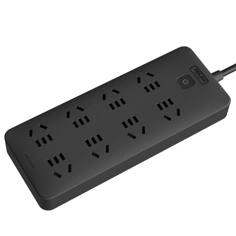 Delixi Multi-Function Extension Cord Power Strip for Home/Dorm with Multi-Socket Converter