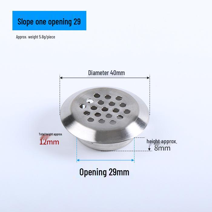 Stainless Steel Ventilation Mesh Cover for Cabinets and Wardrobes