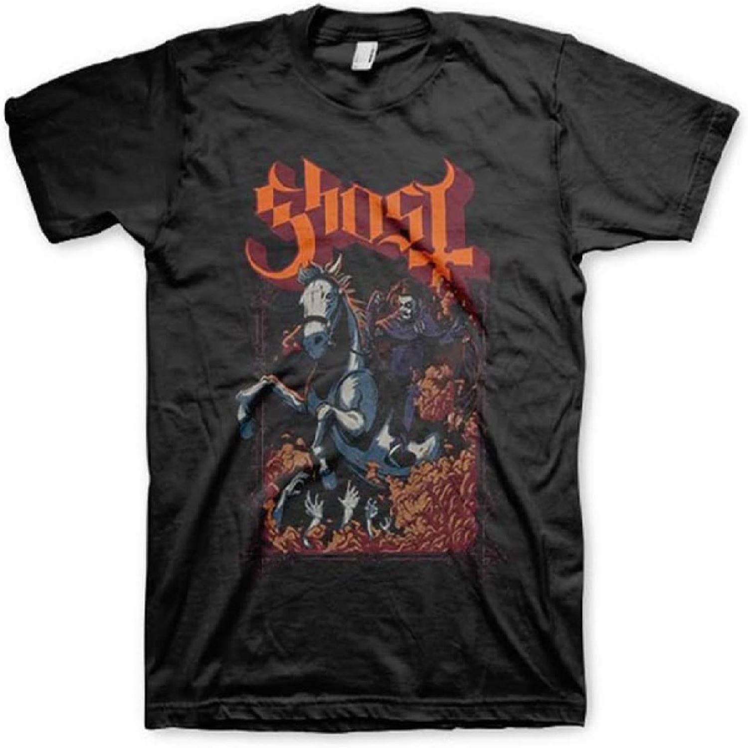 

Ghost Men s Charger Logo T-Shirt Black _ Officially Licensed Merchandise XXXXXL чорний