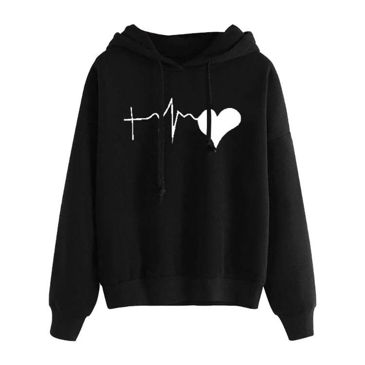 Women's Clothing Cartoon Printing Loose Bottoming Sweater Long Sleeved Casual Autumn Winter New