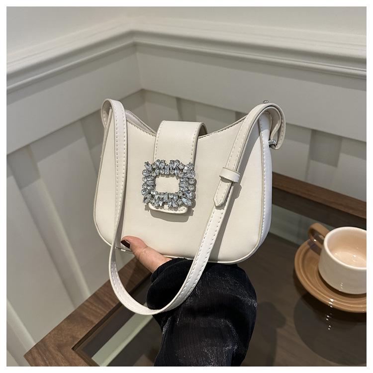 

2024 Женская летняя сумка через плечо высокого класса во французском стиле белый