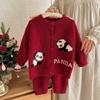 Cozy Children's Velvet Pajama Set for Boys & Girls – Warm Winter & Autumn Sleepwear