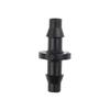 For 4/7mm Hose Irrigation Connector Barbed Connector Plastic Garden Drip 100PC 1/4 Black Practical High Quality