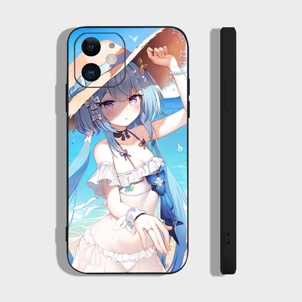 Griseo Animated Game H-Honkai Impact 3rd Phone Case For IPhone 17 Air 16 15 14 13 Pro Max 11 12 Black Silicone Cover