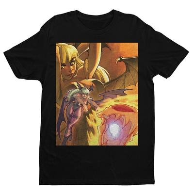 Morrigan Soul Fist Vampire Daarkstalkers Comic Unisex T Shirt  Exclusive Design