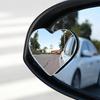 Specchietto Retrovisore Senza Cornice Vetro a Forma di Ventaglio Specchietto Rotondo Piccolo per Retromarcia Riflettore Ausiliario Ultra-alta Definizione a 360 Gradi Specchietto Angolo Cieco per Auto
