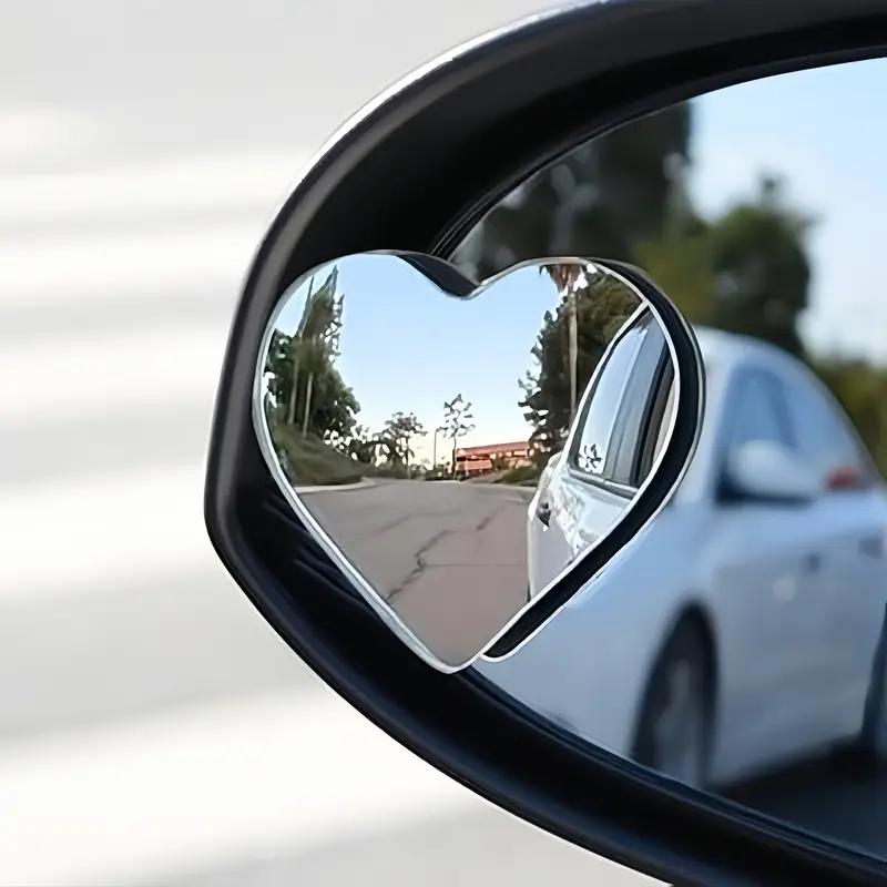 Specchietto Retrovisore Senza Cornice Vetro a Forma di Ventaglio Specchietto Rotondo Piccolo per Retromarcia Riflettore Ausiliario Ultra-alta Definizione a 360 Gradi Specchietto Angolo Cieco per Auto