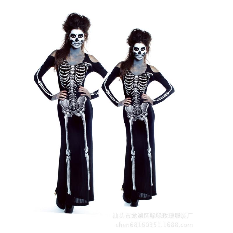Vampire costume zombie costume halloween costume dark ghost bride witch princess skirt cosplay costume zombie costume