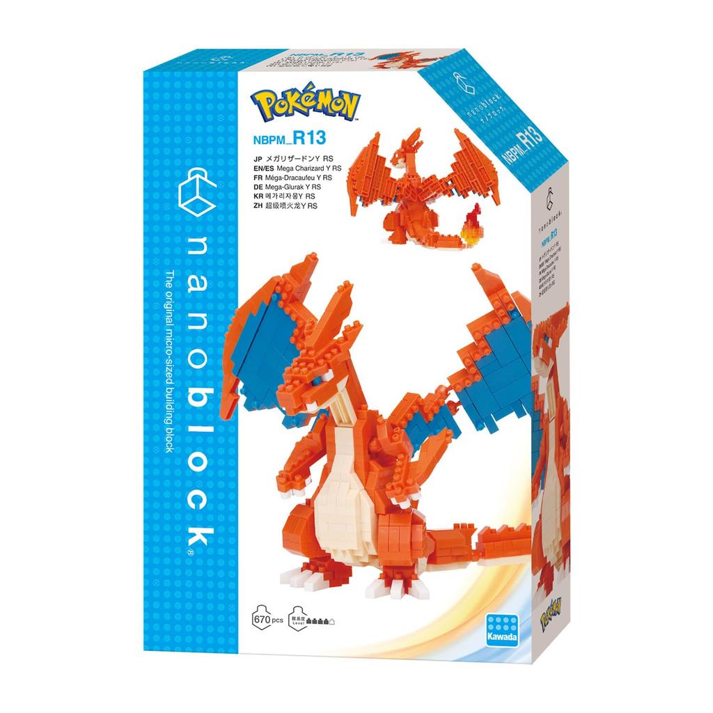 Kawada Nanoblock Pokémon Mega Charizard Y RSNBPM_R13