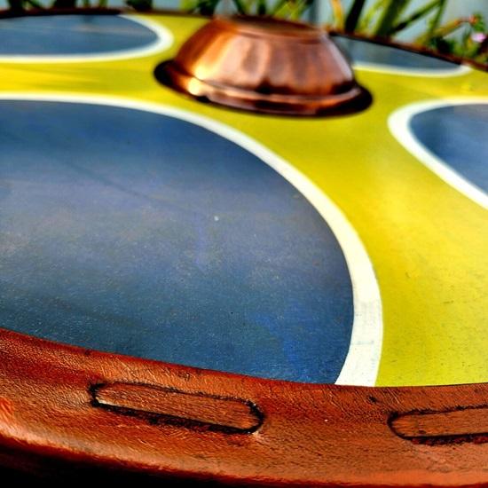 60.96 Cm Wooden Shield Viking Shield Cosplay Shield Wooden Painted Cross Shield Gift for Love