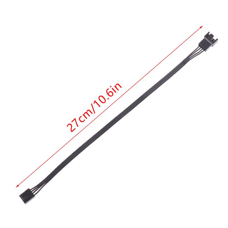 5ks 4Pin Pwm Cpu Adaptér drátového konektoru ventilátoru Počítačový ventilátor Prodlužovací napájecí kabel Náhradní příslušenství 24Awg