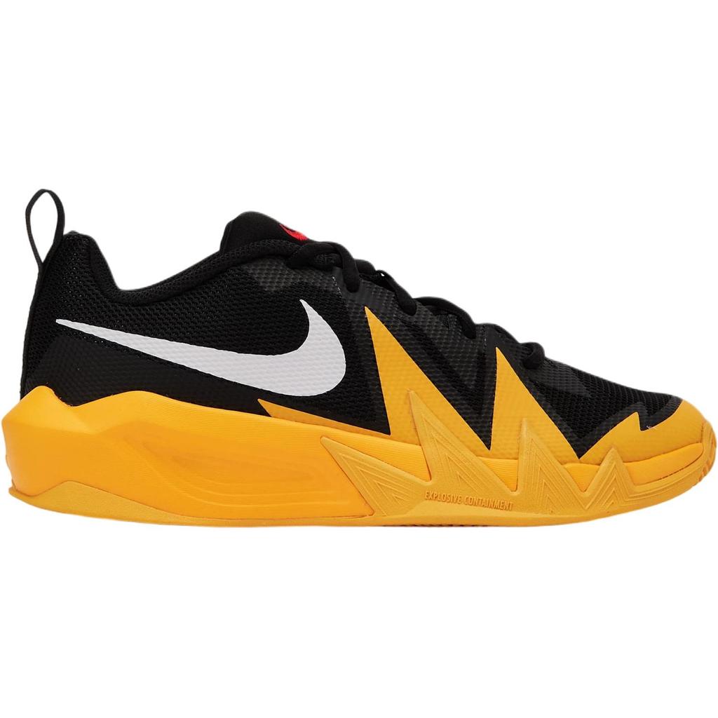 Nike ST Dynamite Comfortable Versatile Supportive Durable Breathable Non-Slip Low-Top Kids Basketball Shoes Kids sneaker Black Yellow IH2308-007