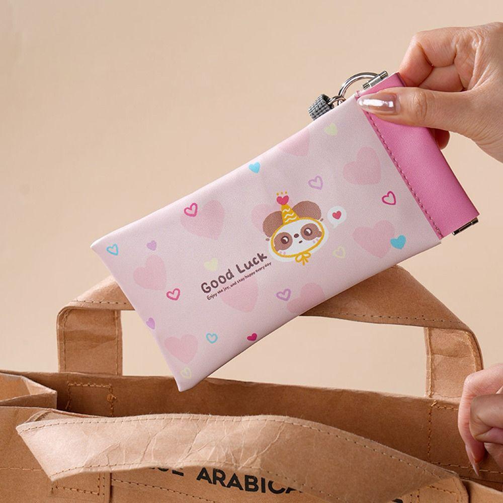 PU Leather Reading Glasses Bag Cartoon Eyewear Storage Bags Sun Glasses Pouch  Eyewear Accessories