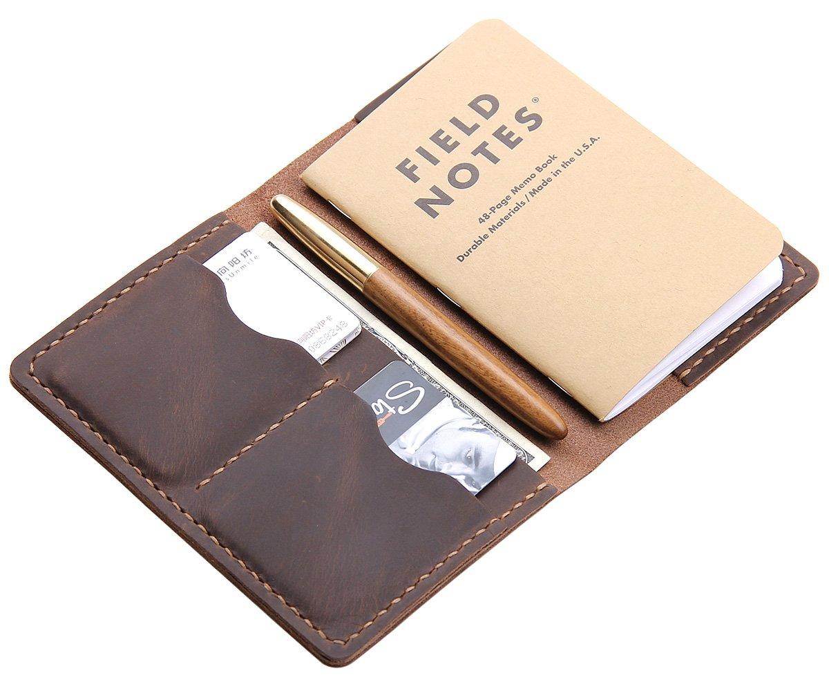 

Кожаная обложка для блокнота Robrasim Field Moleskine, ручной работы, винтажная кожаная обложка для x коричневых блокнотов, Cahier, 3,5 5,5 ,