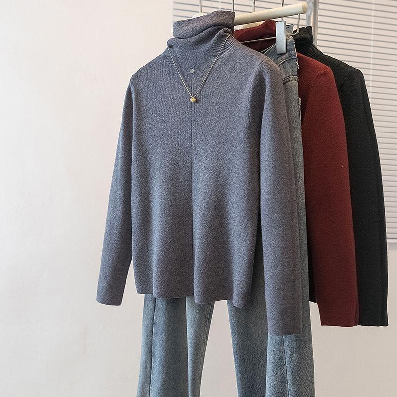 

Real Shot Plus Size Women s Winter Top: New Korean Style, High-End Solid Color, Trendy, Slimming Design 2XL сірий колір