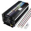 8000W Inversor High Power Car Inverter Solar Power Sine Wave Converter Outdoor Travel LCD Display Battery