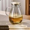 Handton High Borosilicate Glass Pitcher with Stainless Steel Lid