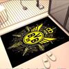 Borussia Dortmund Print Rug, Washable Floor Carpet, For Entryway Dorm Laundry Room Office Study, Home Decor Birthday Christmas Gift