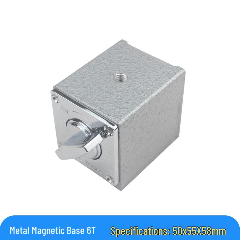Switchable V-Type Magnetic Dial Indicator Holder with Strong Magnetic Base for Wire EDM