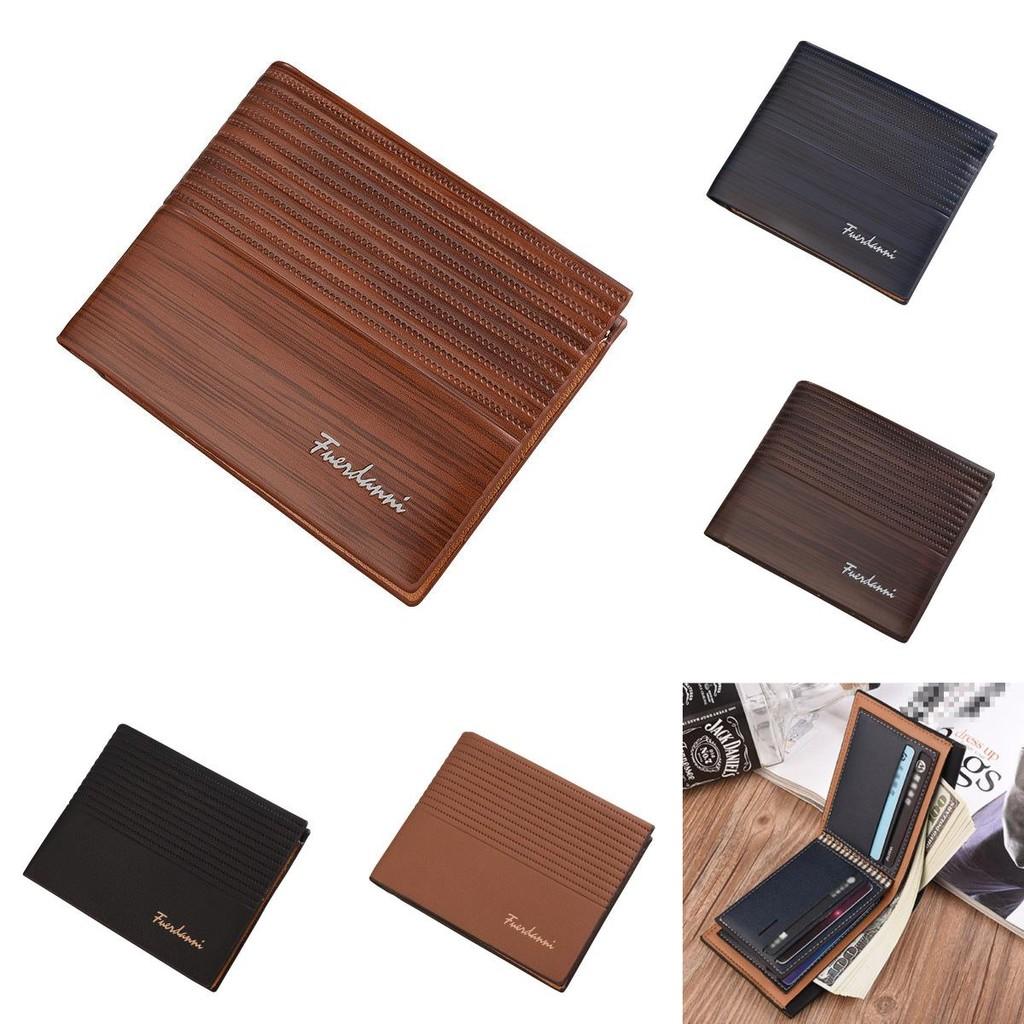 Stylish New Men's Wallet Slim Korean Design With Multiple Card Slots In Pu Leather