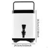Beverage Dispenser with Faucet for And Cold Drinks, Portable Insulated Container Soup