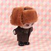 Niannyyhouse 20cm Stuffed Animal Clothes Army Green Coat Shirt Pants Hat Scarf Cotton Doll Clothes Dress Up Accessories