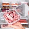 Boîte de conservation alimentaire en plastique hermétique pour réfrigérateur et congélateur, compatible micro-ondes, empilable, pour la cuisine