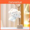 Adorable Cinnamon Dog Plush Toy Soft Stuffed Animal Keychain Adorable Bear Transformation