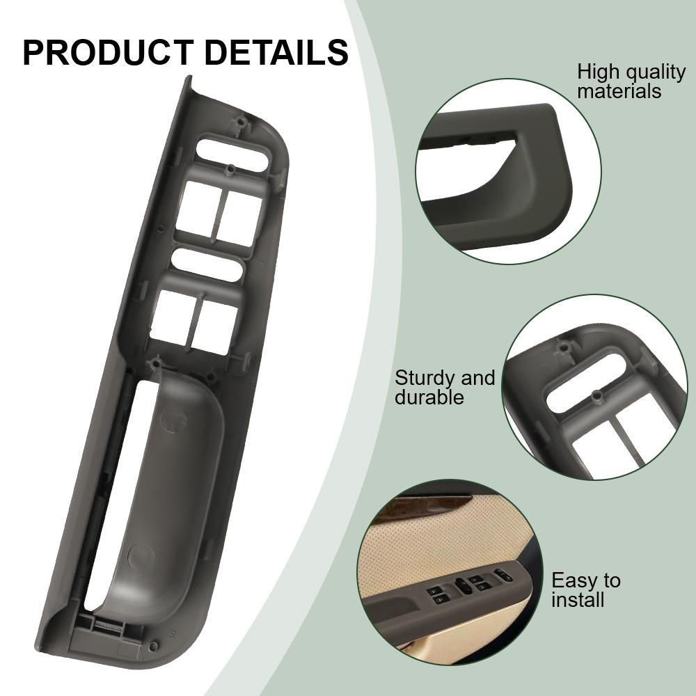 Automobile Parts 1Pcs Armrest Switch Control Panel Bezel Auto Window Control Switch Panal Car Door Handle Driver Side
