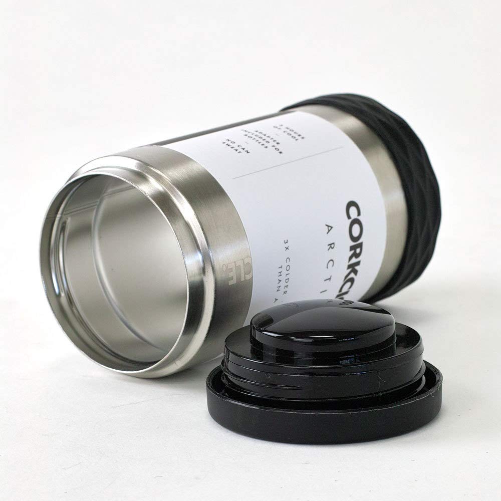 CORKCICLE Japanese Vacuum Insulated Cooler Can for Ice and ARCTICAN Stainless Matte SPICE OF LIFE [Official Product] Holder/Koozie Packs, Bottles,
