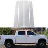 Door Window Chrome Pillar Posts Cover Trim Car Accessories For Toyota Tundra Crew Max Cab/Double Cab 2007-2018 2019 2020 2021