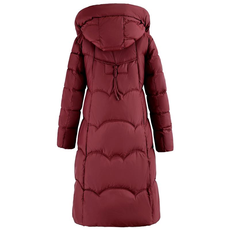 Fashion Woman Parkas Winter Long Coats Hooded Thick Warm Overcoat Women's Jackets