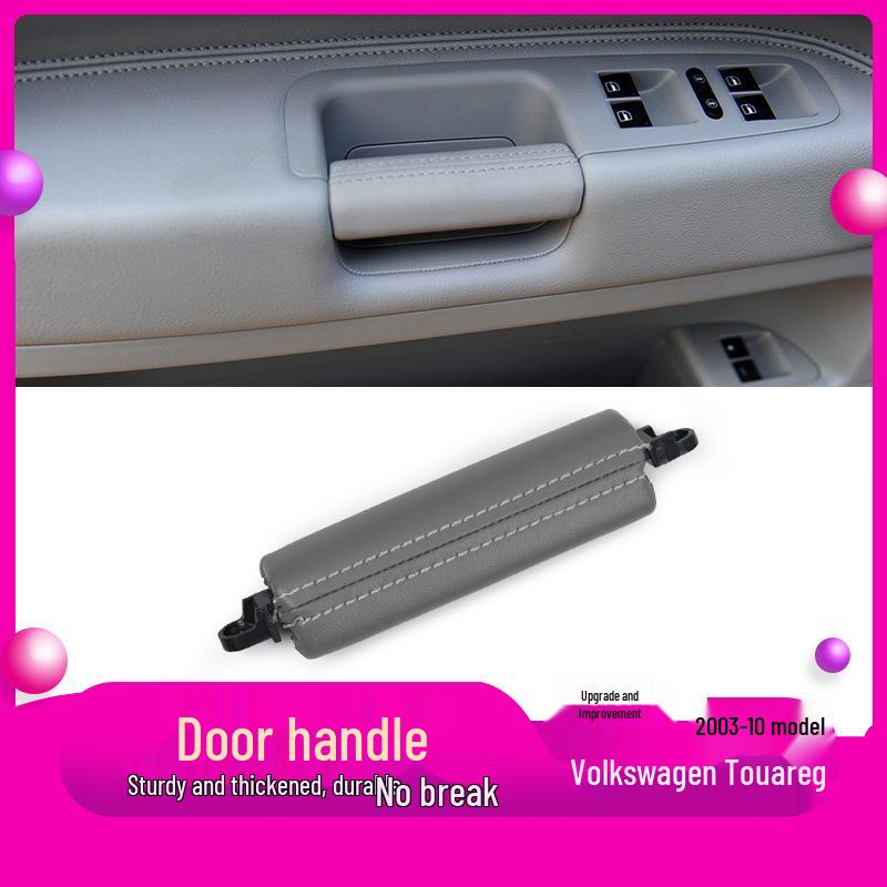 Volkswagen Touareg Black Front Left Driver's Door Handle with Inner Buckle