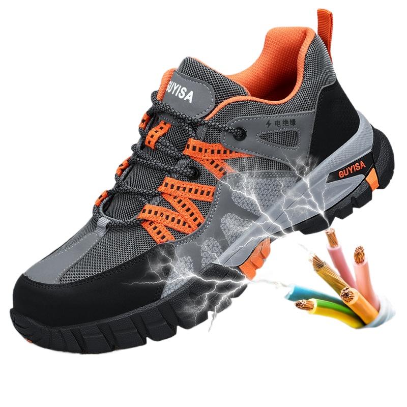 

Утепленная обувь мужская пластиковая сумка голова противоударные и противопрокольные защитная изоляция 10 кВ электрическая обувь 46